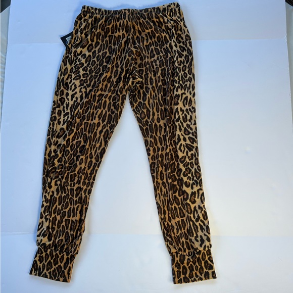 NWT ONZIE S LEOPARD YOGA JOGGERS - Picture 2 of 11